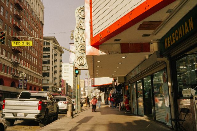 Downtown Koreatown Los Angeles Street